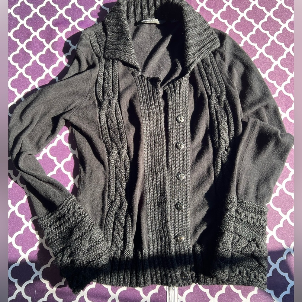 Michelle Nicole Black Cardigan